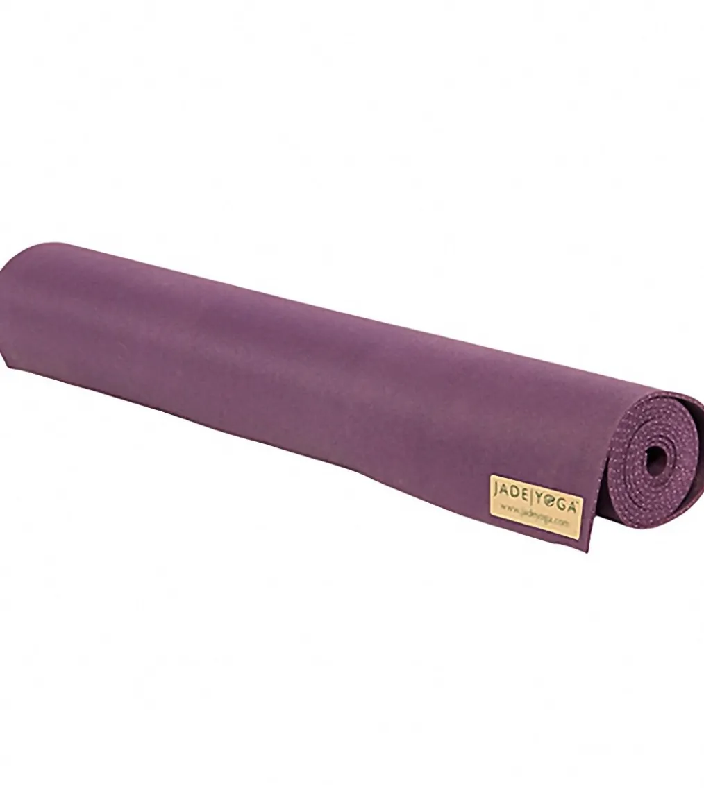 Jade Yoga Travel Natural Rubber Yoga Mat 68" 3.5mm