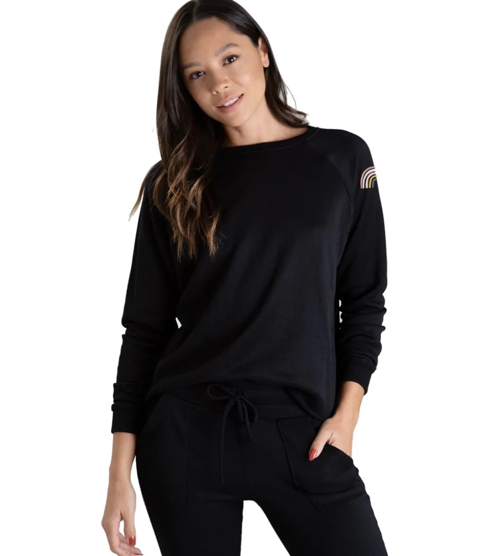 Jala Rainbow Crop Pullover