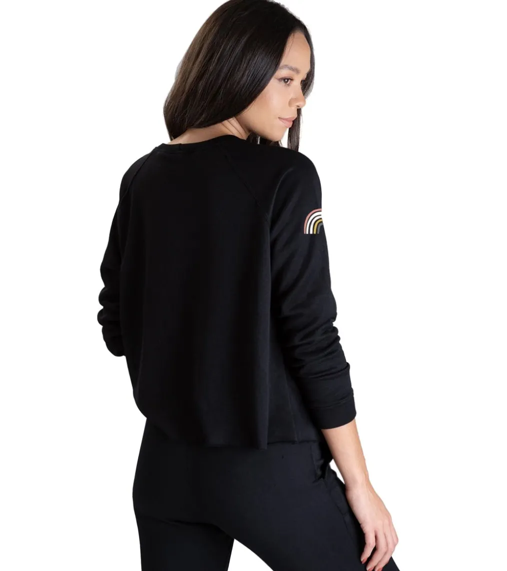 Jala Rainbow Crop Pullover