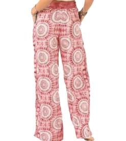 Lotus and Luna Baja Wide Leg Drawstring Pants
