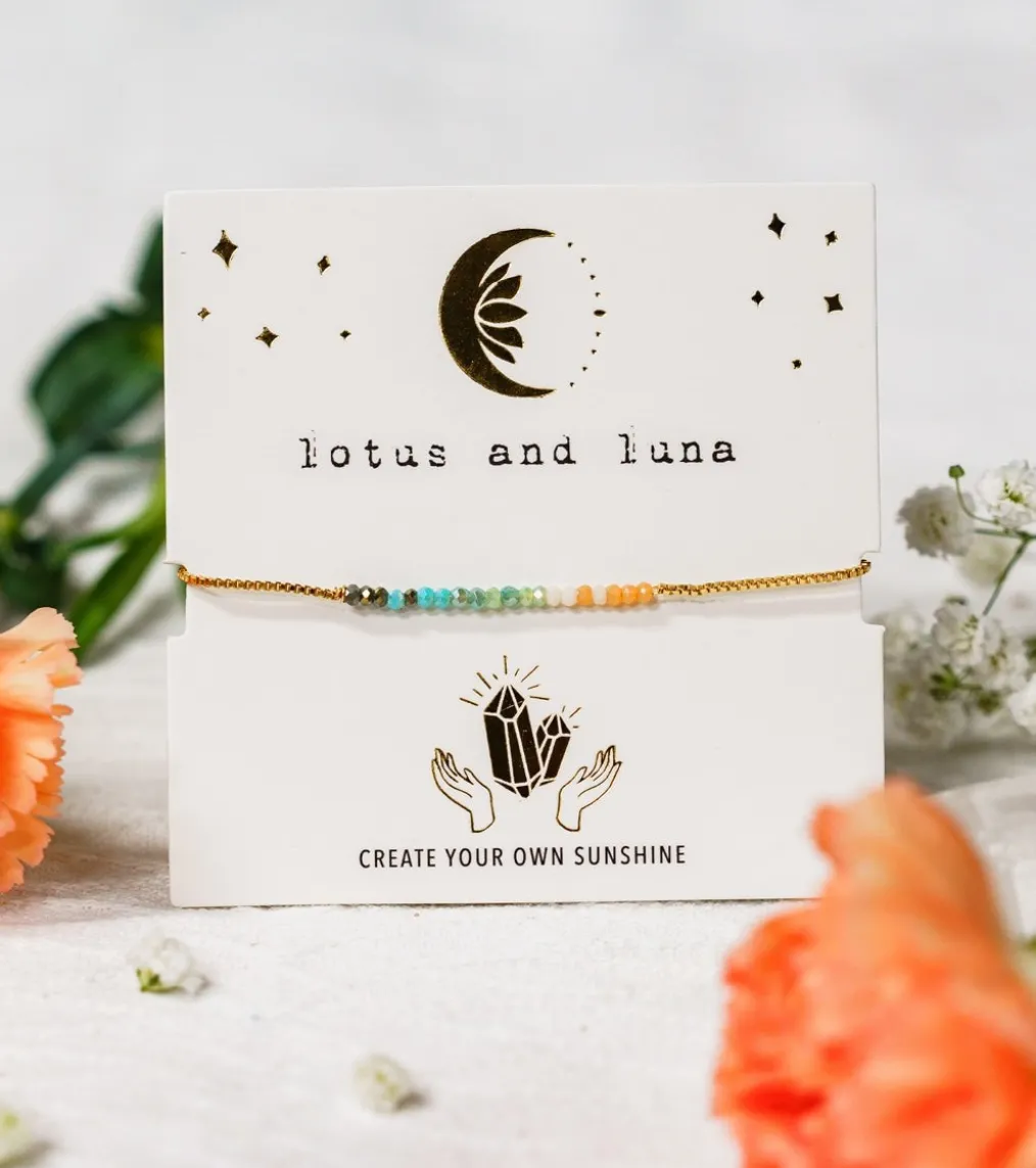 Lotus and Luna Create your own Sunshine Goddess Bracelet