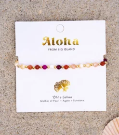 Lotus and Luna Hawaii Healing 4mm Energy Bracelets