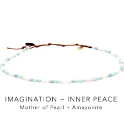 Lotus and Luna Imagination + Inner Peace Healing Necklaces
