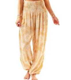 Lotus and Luna Mandala Paisley Harem Pants