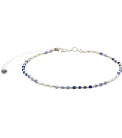 Lotus and Luna Wisdom Healing Anklet