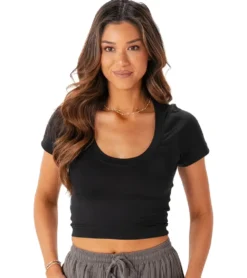 Lotus and Luna Yin Scoop Neck