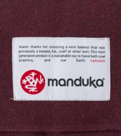 Manduka Recycled Wool Yoga Blanket