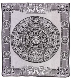 Native Yoga Mayan Calendar Blanket
