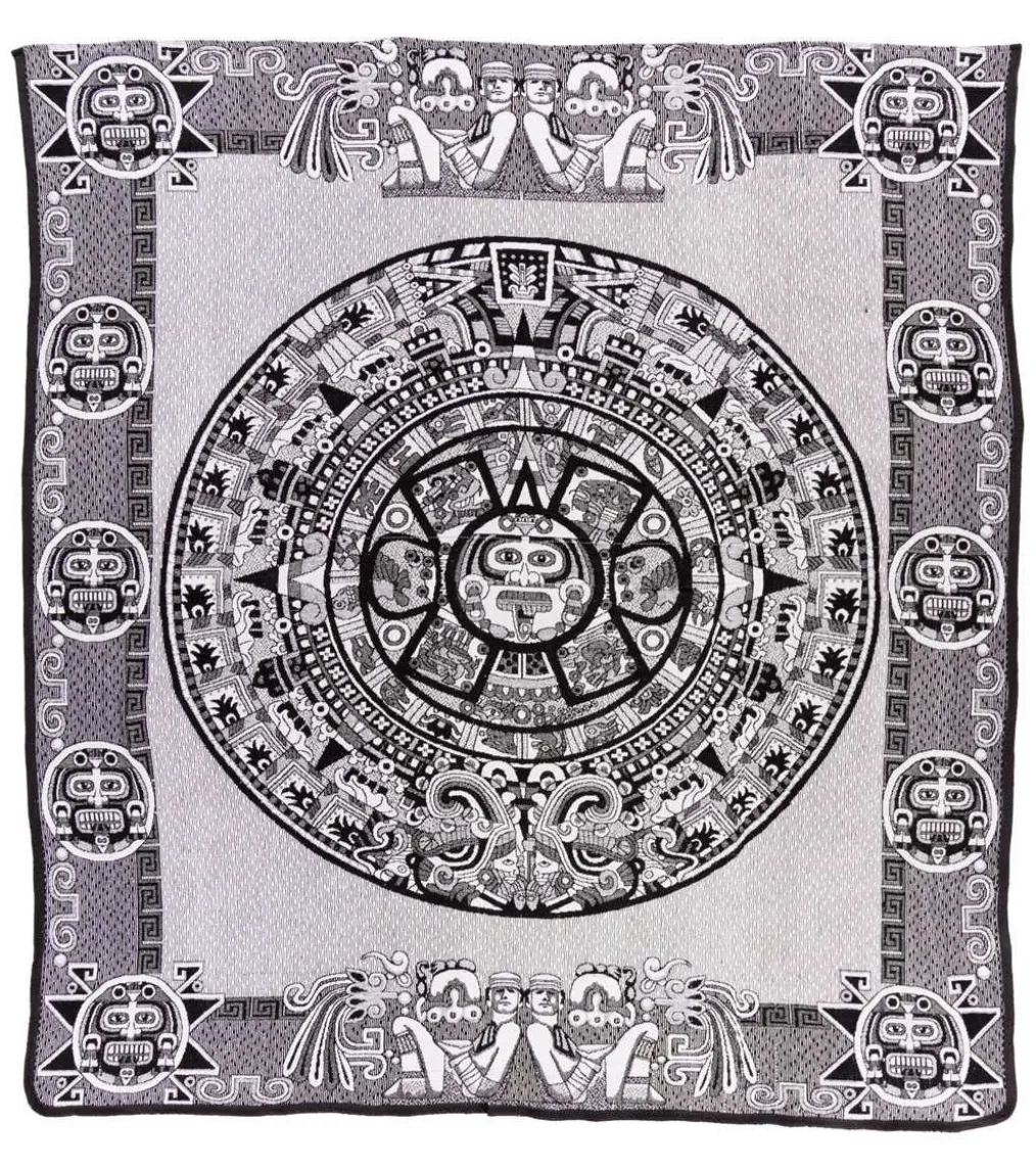 Native Yoga Mayan Calendar Blanket