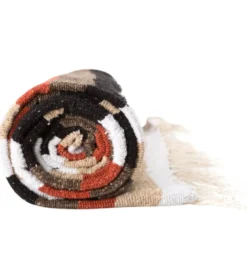 Native Yoga Natural Two Color Extra Fancy Diamond Yoga Blanket