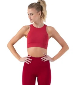 NUX One By One Seamless Yoga Crop Top