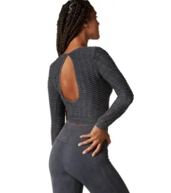 NUX Pucker Up Long Sleeve Mineral Wash