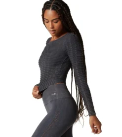 NUX Pucker Up Long Sleeve Mineral Wash