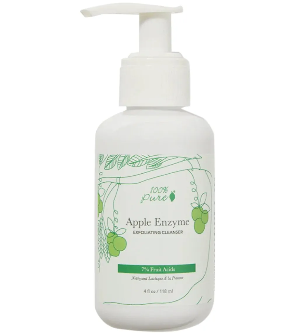 100% Pure Fruit Acids Apple Enzyme Exfoliating Cleanser