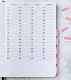 Sked Planner Monthly Tab Stickers