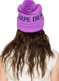 Spiritual Gangster Carpe Diem Pompom Beanie