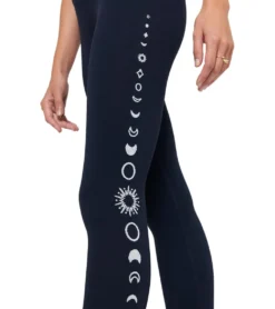 Spiritual Gangster Golden Icon Jacquard Legging