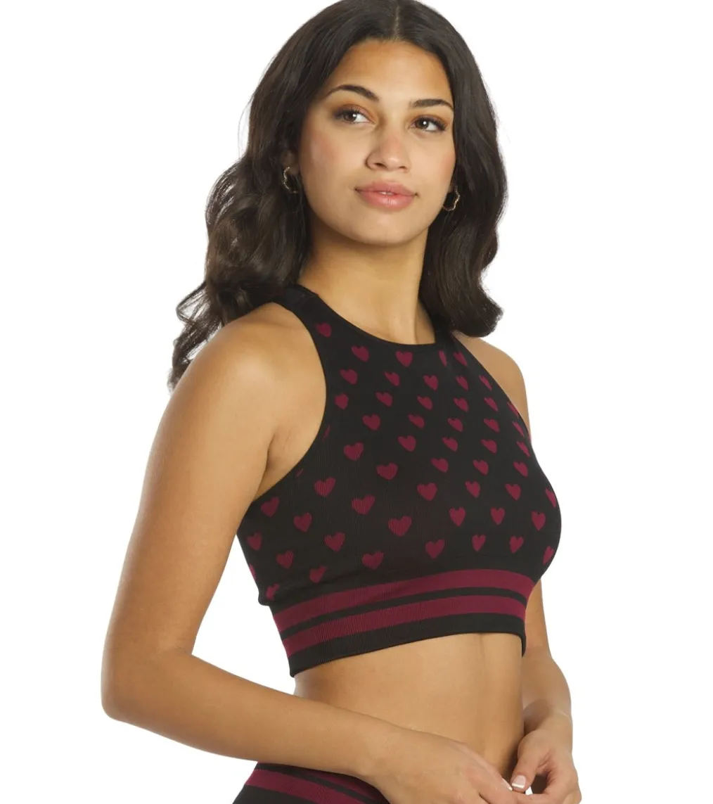 Spiritual Gangster High Neck Jacquard Bra