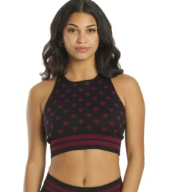 Spiritual Gangster High Neck Jacquard Bra