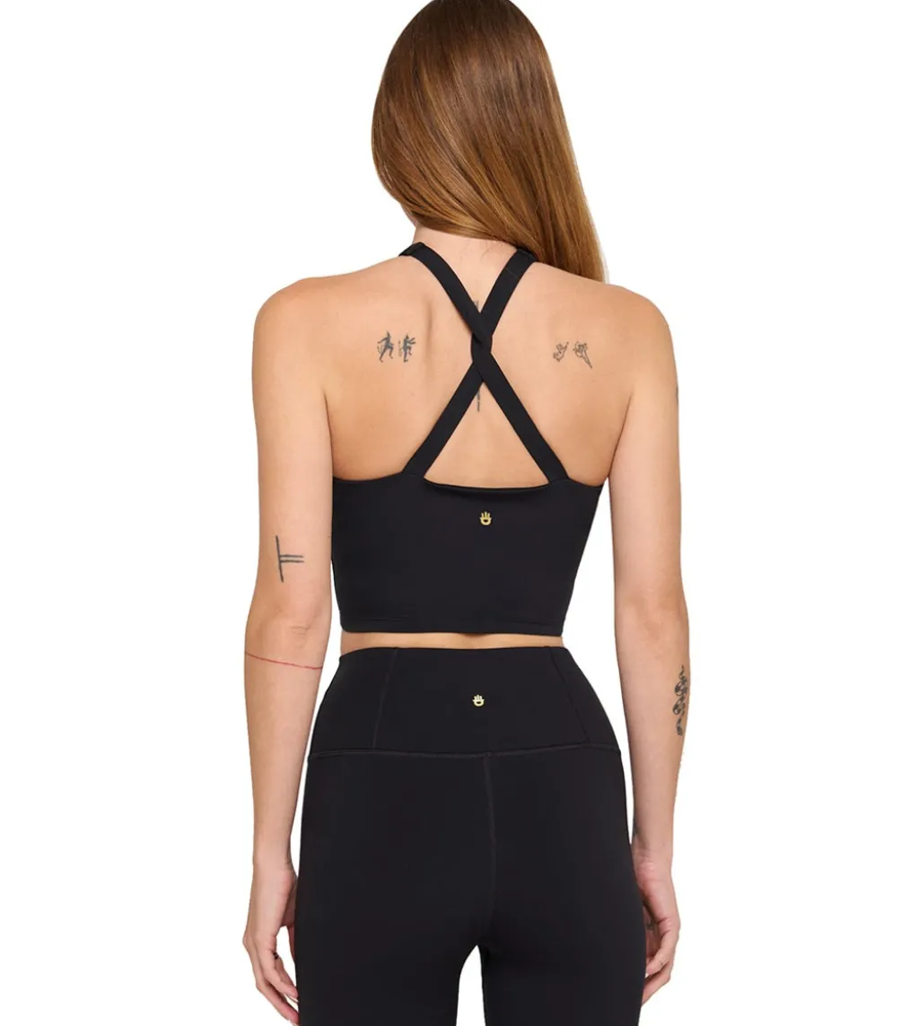 Spiritual Gangster Jules Cross Neck Crop Tank