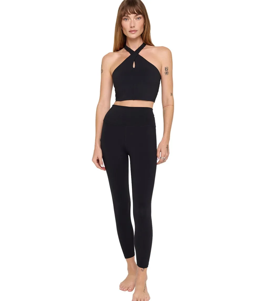 Spiritual Gangster Jules Cross Neck Crop Tank