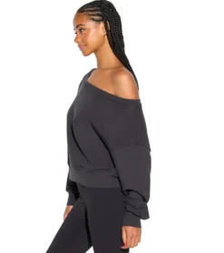 Spiritual Gangster La Vida Off Shoulder Long Sleeve
