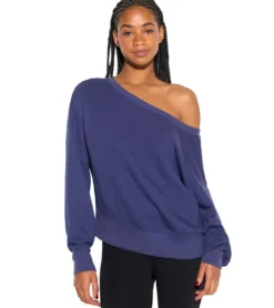 Spiritual Gangster La Vida Off Shoulder Long Sleeve