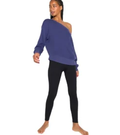 Spiritual Gangster La Vida Off Shoulder Long Sleeve