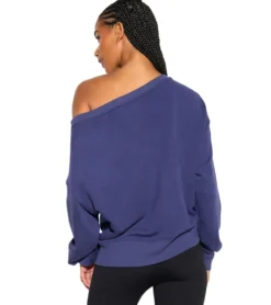 Spiritual Gangster La Vida Off Shoulder Long Sleeve