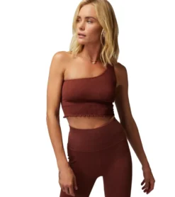 Spiritual Gangster Luna One Shoulder Crop Tank