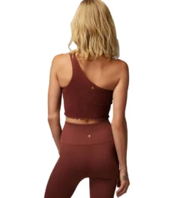 Spiritual Gangster Luna One Shoulder Crop Tank