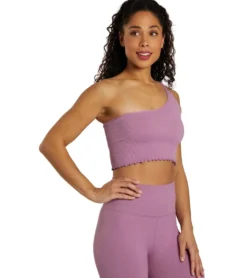 Spiritual Gangster Luna One Shoulder Seamless Tank