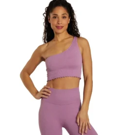 Spiritual Gangster Luna One Shoulder Seamless Tank