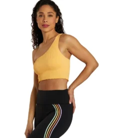 Spiritual Gangster Luna One Shoulder Seamless Tank
