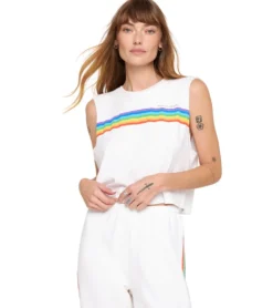 Spiritual Gangster Rays Callie Crop Tank