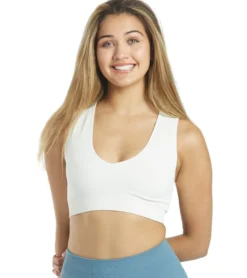 Spiritual Gangster Ribbed Metta Plunge Yoga Brami