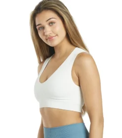 Spiritual Gangster Ribbed Metta Plunge Yoga Brami