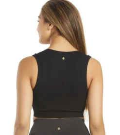 Spiritual Gangster Ribbed Metta Plunge Yoga Brami