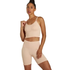 Spiritual Gangster Seamless Ruffle Biker