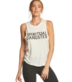 Spiritual Gangster SG Varsity Muscle Tank