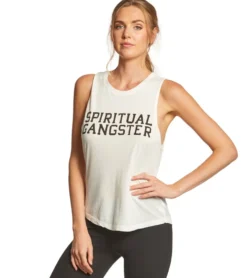 Spiritual Gangster SG Varsity Muscle Tank
