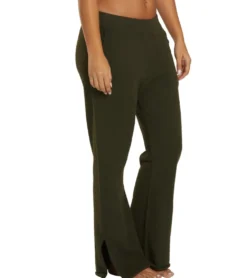 Spiritual Gangster Slim Wide Leg Chenille Pant