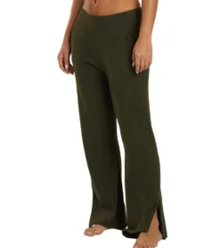 Spiritual Gangster Slim Wide Leg Chenille Pant