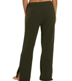 Spiritual Gangster Slim Wide Leg Chenille Pant