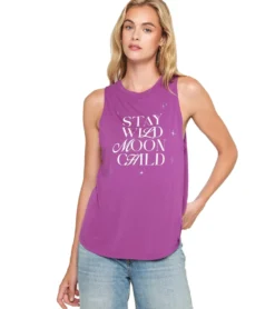 Spiritual Gangster Wild Moon Jade Muscle Tank