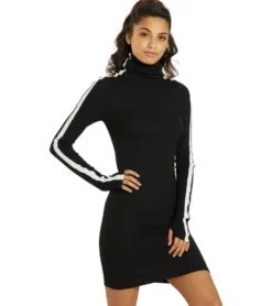 Splits 59 Jackson Rib Turtleneck Dress