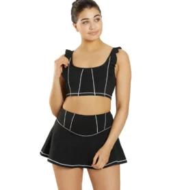 Sporti x Emma Weyant Caviar Ava Cropped Corset Tank