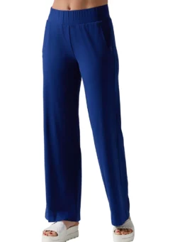 Tavi Brushed Tec Knit Wide Leg Pant