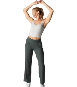 Tavi Brushed Tec Knit Wide Leg Pant