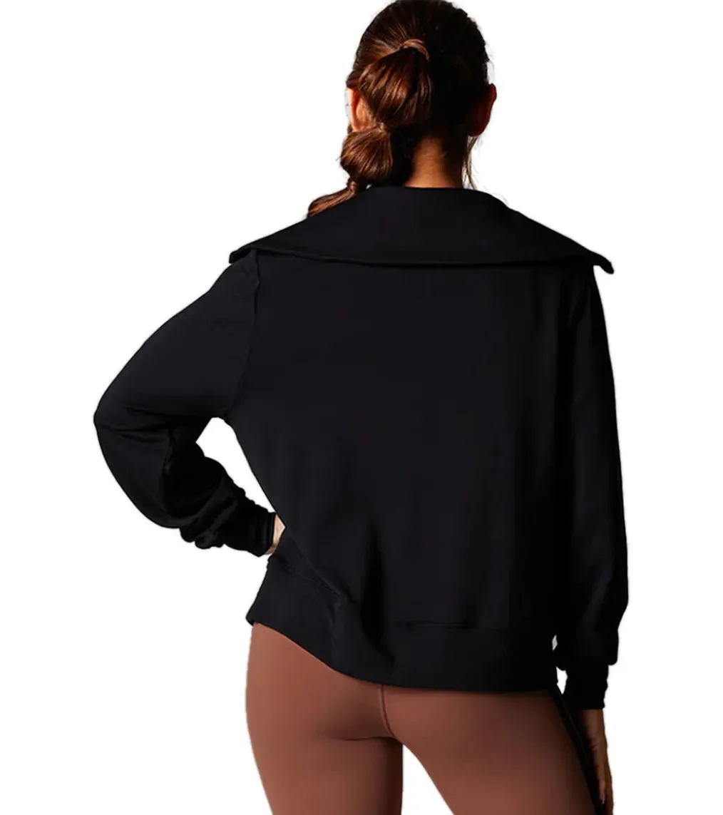 Tavi Cozy Collared Sweatshirt